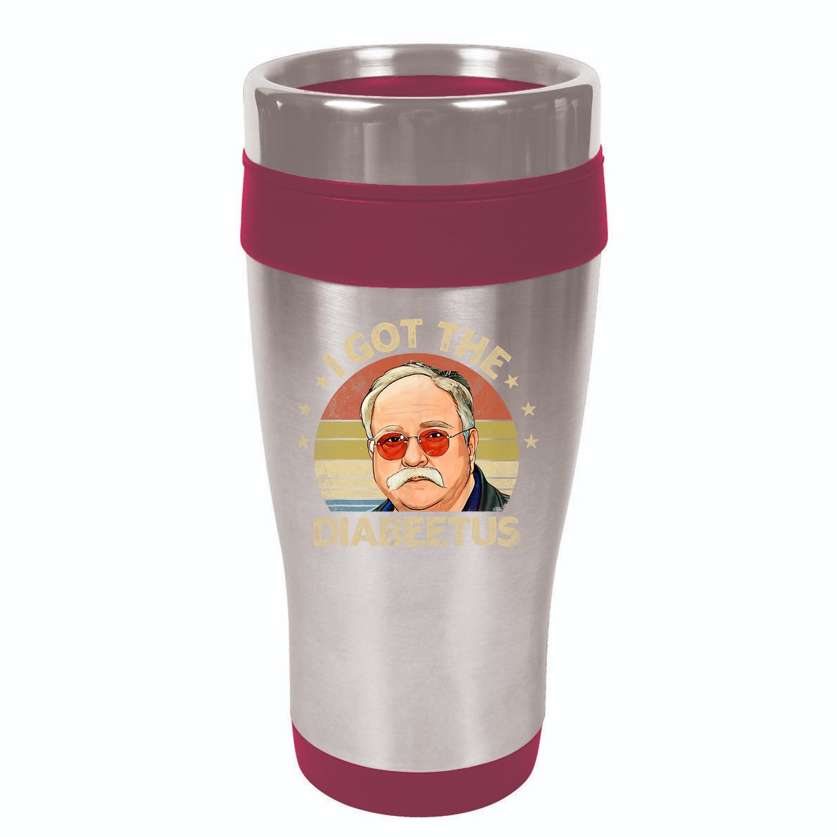 Retro I Got The Diabeetus Funny Diabetes Type 1 2 Awareness 16oz Travel Tumbler
