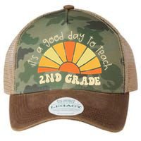 Retro Its Good Day To Teach 2nd Grade Teacher Back To School Legacy Tie Dye Trucker Hat