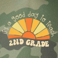 Retro Its Good Day To Teach 2nd Grade Teacher Back To School Legacy Tie Dye Trucker Hat