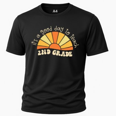 Retro Its Good Day To Teach 2nd Grade Teacher Back To School Performance Shirt