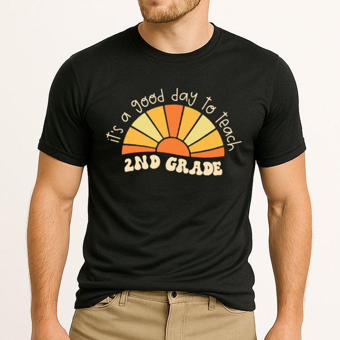 Retro Its Good Day To Teach 2nd Grade Teacher Back To School Cooling Performance Crew T-Shirt