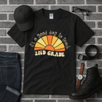 Retro Its Good Day To Teach 2nd Grade Teacher Back To School Tall T-Shirt