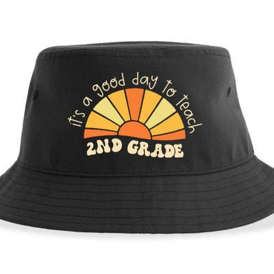 Retro Its Good Day To Teach 2nd Grade Teacher Back To School Sustainable Bucket Hat