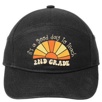 Retro Its Good Day To Teach 2nd Grade Teacher Back To School 7-Panel Snapback Hat