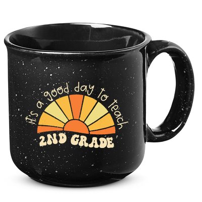 Retro Its Good Day To Teach 2nd Grade Teacher Back To School 15oz Campfire Ceramic Mug