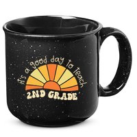 Retro Its Good Day To Teach 2nd Grade Teacher Back To School 15oz Campfire Ceramic Mug