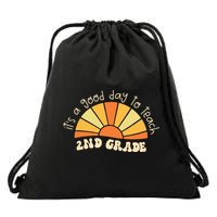 Retro Its Good Day To Teach 2nd Grade Teacher Back To School Drawstring Bag