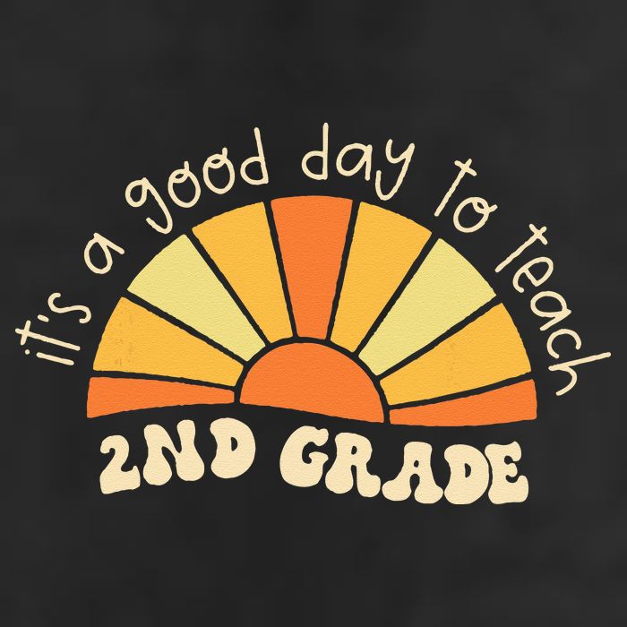 Retro Its Good Day To Teach 2nd Grade Teacher Back To School 25L Jumbo Tote