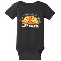 Retro Its Good Day To Teach 2nd Grade Teacher Back To School Baby Bodysuit
