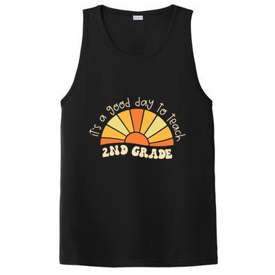 Retro Its Good Day To Teach 2nd Grade Teacher Back To School PosiCharge Competitor Tank