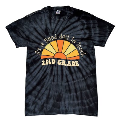 Retro Its Good Day To Teach 2nd Grade Teacher Back To School Tie-Dye T-Shirt