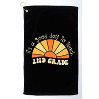 Retro Its Good Day To Teach 2nd Grade Teacher Back To School Golf Towel