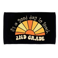 Retro Its Good Day To Teach 2nd Grade Teacher Back To School Microfiber Hand Towel
