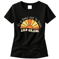 Retro Its Good Day To Teach 2nd Grade Teacher Back To School Womens T-Shirt