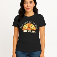 Retro Its Good Day To Teach 2nd Grade Teacher Back To School Womens T-Shirt