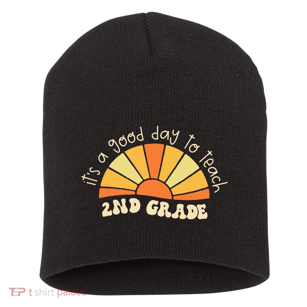 Retro Its Good Day To Teach 2nd Grade Teacher Back To School Short Acrylic Beanie
