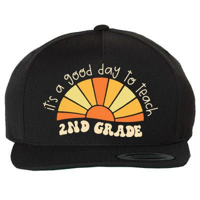 Retro Its Good Day To Teach 2nd Grade Teacher Back To School Wool Snapback Cap