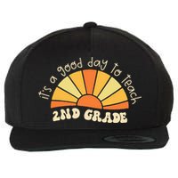 Retro Its Good Day To Teach 2nd Grade Teacher Back To School Wool Snapback Cap