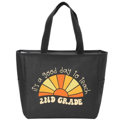 Retro Its Good Day To Teach 2nd Grade Teacher Back To School Zip Tote Bag