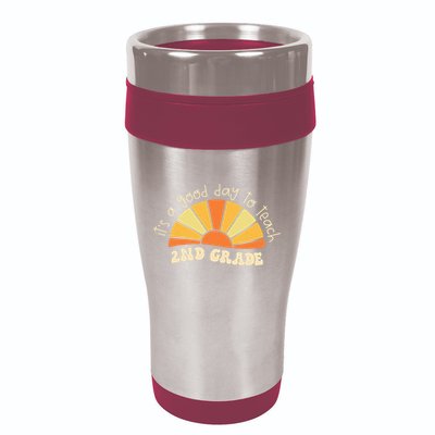 Retro Its Good Day To Teach 2nd Grade Teacher Back To School 16oz Travel Tumbler
