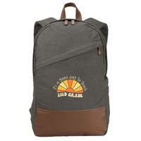Retro Its Good Day To Teach 2nd Grade Teacher Back To School Cotton Canvas Backpack