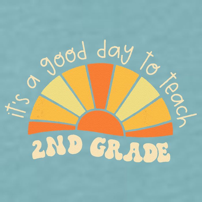 Retro Its Good Day To Teach 2nd Grade Teacher Back To School Sueded Cloud Jersey T-Shirt