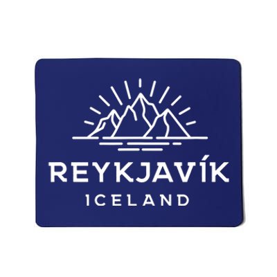 Reykjavik Iceland Glacier Mousepad