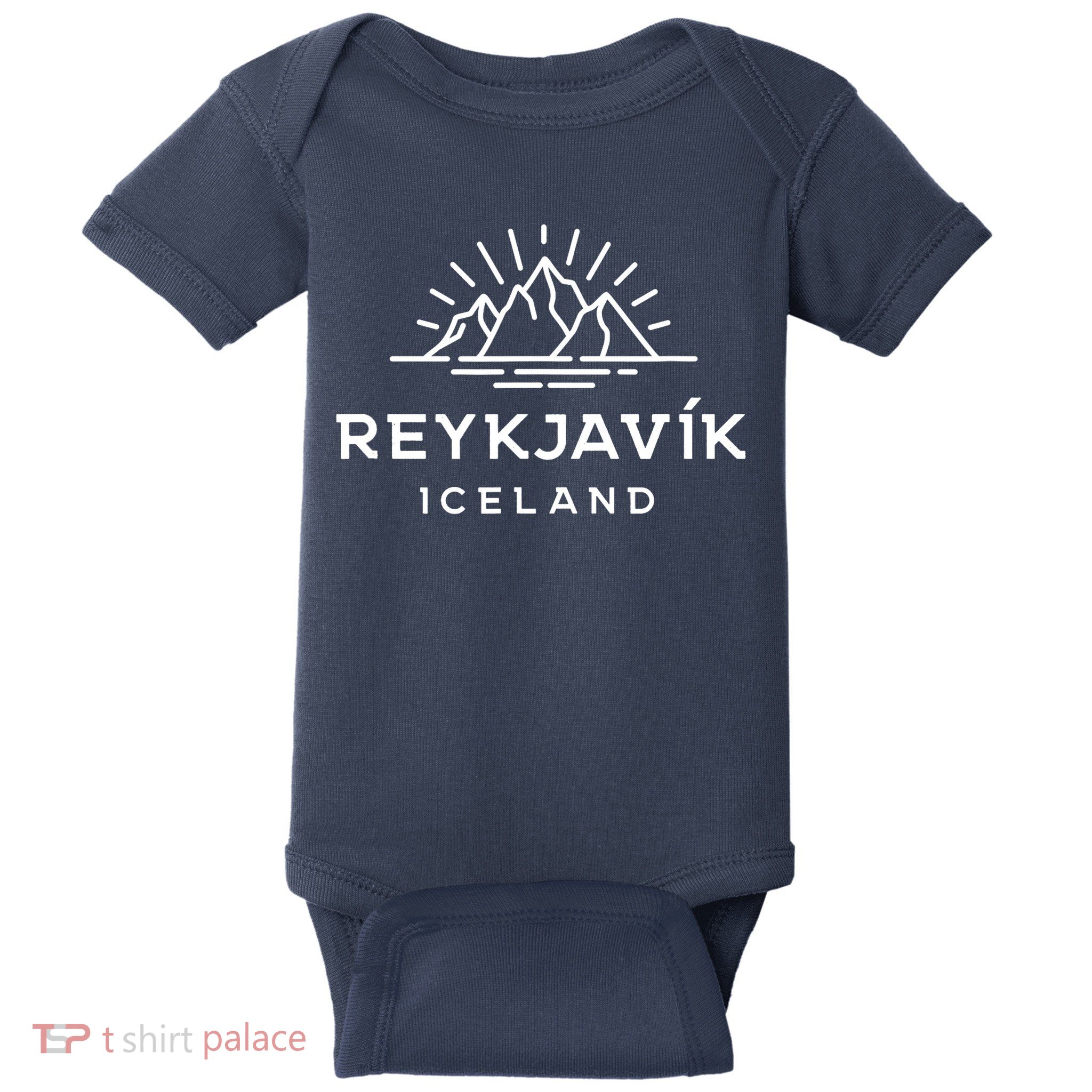 Reykjavik Iceland Glacier Baby Bodysuit