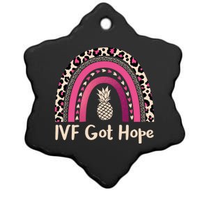 Rainbow Ivf Got Hope Ivf Pineapple For Transfer Day Cute Gift Ceramic Star Ornament