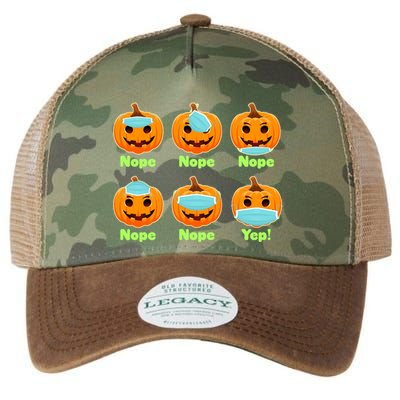 Right And Wrong Way To Wear Masks Pumpkins Legacy Tie Dye Trucker Hat