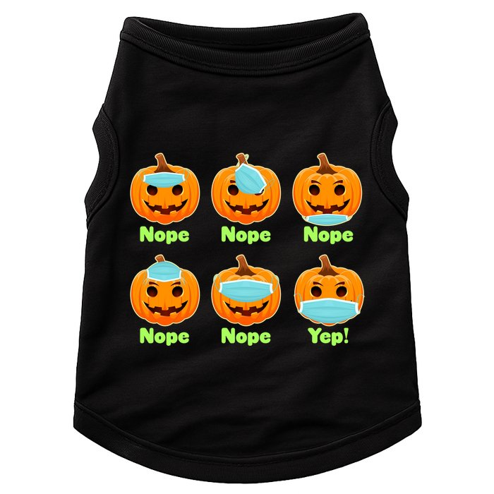 Right And Wrong Way To Wear Masks Pumpkins Doggie Tank