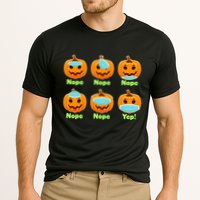 Right And Wrong Way To Wear Masks Pumpkins Performance Shirt