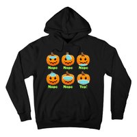 Right And Wrong Way To Wear Masks Pumpkins Hoodie