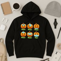 Right And Wrong Way To Wear Masks Pumpkins Hoodie