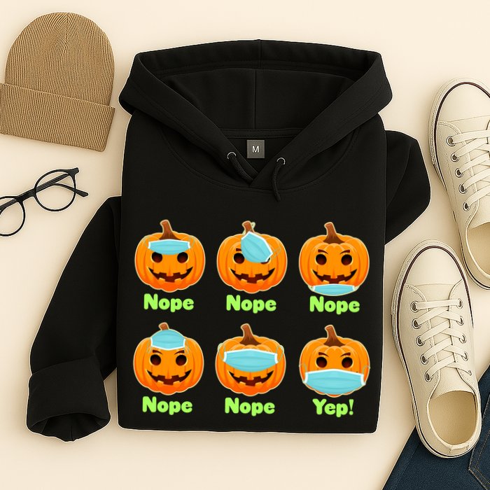 Right And Wrong Way To Wear Masks Pumpkins Hoodie