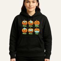Right And Wrong Way To Wear Masks Pumpkins Hoodie