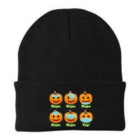 Right And Wrong Way To Wear Masks Pumpkins Beanie