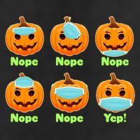 Right And Wrong Way To Wear Masks Pumpkins Beanie