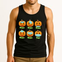 Right And Wrong Way To Wear Masks Pumpkins Tank Top