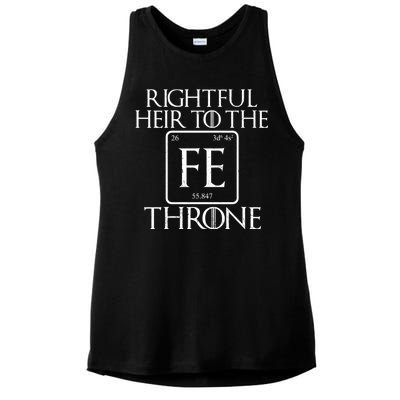 Rightful Heir To The Iron Throne Ladies PosiCharge Tri-Blend Wicking Tank