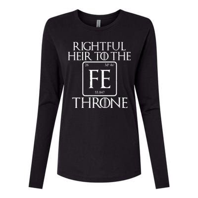 Rightful Heir To The Iron Throne Womens Cotton Relaxed Long Sleeve T-Shirt