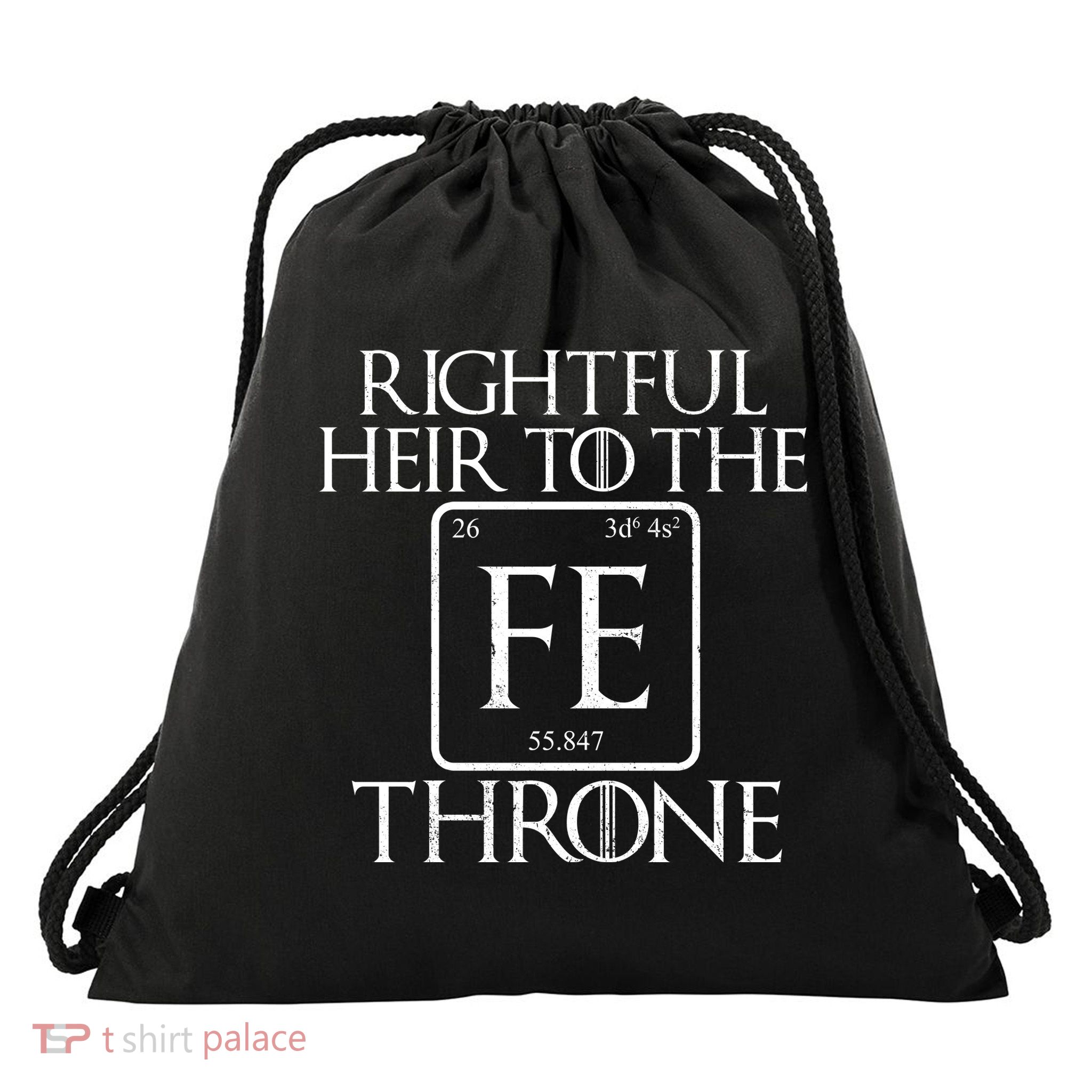 Rightful Heir To The Iron Throne Drawstring Bag