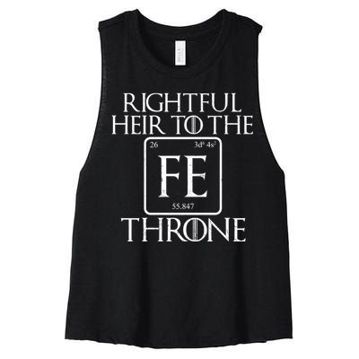 Rightful Heir To The Iron Throne Women's Racerback Cropped Tank