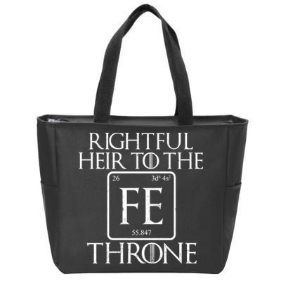 Rightful Heir To The Iron Throne Zip Tote Bag
