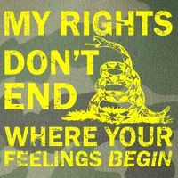 Rights Don't End Where Feelings Begin Legacy Tie Dye Trucker Hat