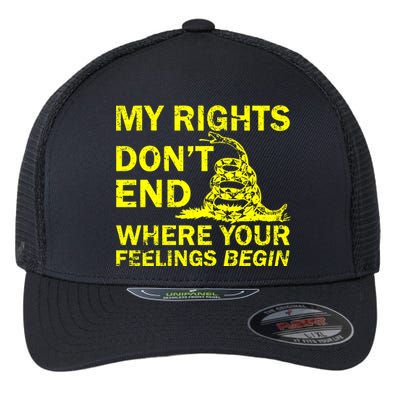 Rights Don't End Where Feelings Begin Flexfit Unipanel Trucker Cap