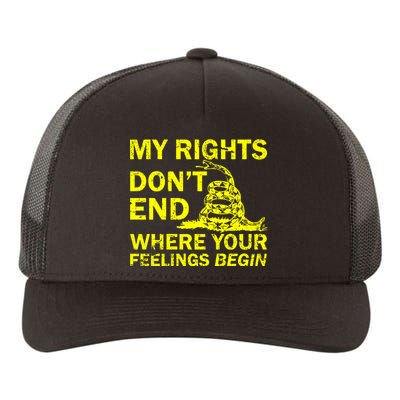 Rights Don't End Where Feelings Begin Yupoong Adult 5-Panel Trucker Hat