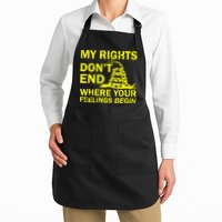 Rights Don't End Where Feelings Begin Apron