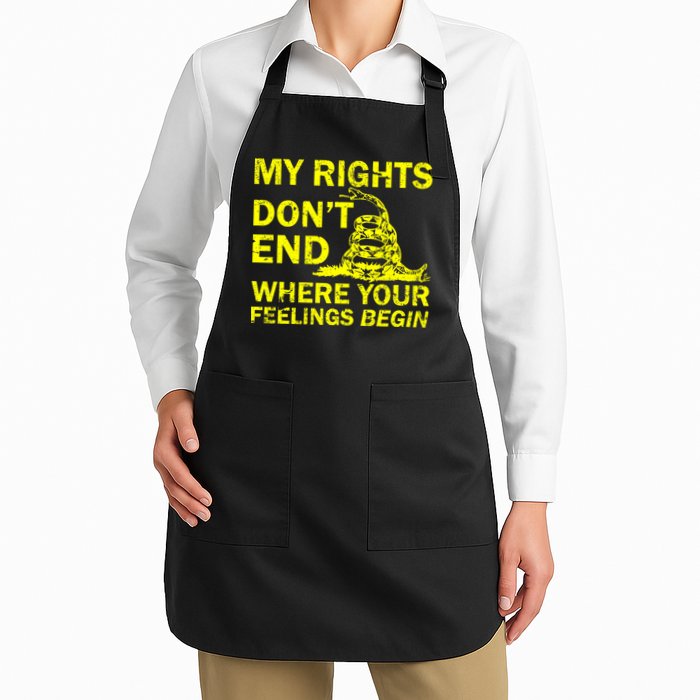 Rights Don't End Where Feelings Begin Apron