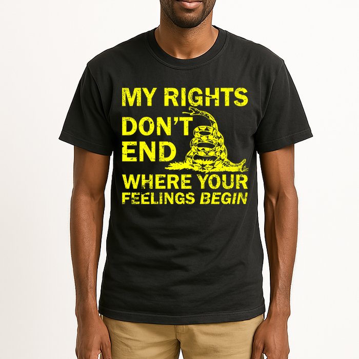 Rights Don't End Where Feelings Begin Tall T-Shirt